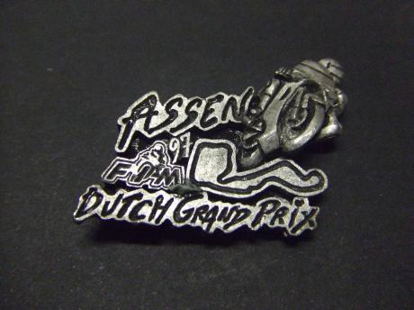 Dutch TT Assen zilverkleurige motor